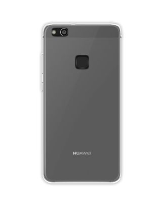 Huawei P10 Lite Kılıf 02 mm Silikon İnce Kılıf +Nano Glass