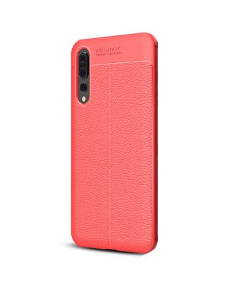Huawei P20 Pro Case Niss Silicone Leather Look+Nano Glass