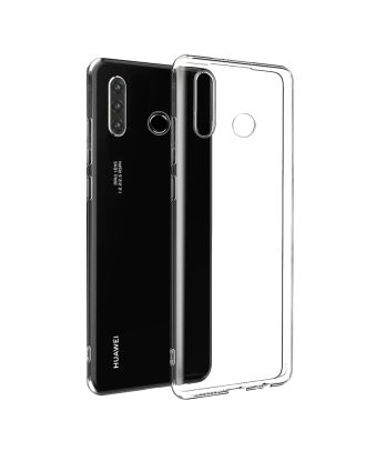 Huawei P30 Lite Hoesje Super Siliconen Zachte Bescherming+Nano Glas