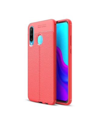 Huawei P30 Lite Case Niss Silicone Leather Look