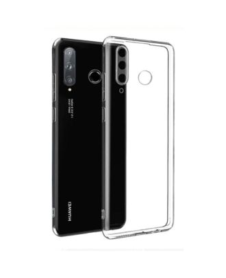 Huawei P40 Lite E Kılıf Kamera Korumalı Şeffaf Silikon