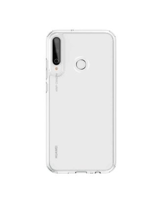 Huawei P40 Lite E Case Coss Transparent Hard Cover+Nano Glass