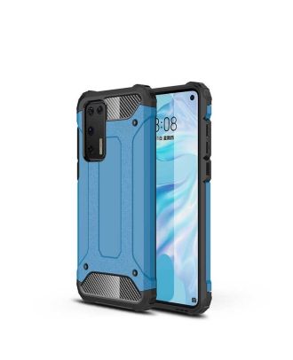 Huawei P40 Pro Hoesje Crash Tank Protection+Full Screen Protector