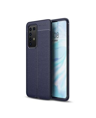 Huawei P40 Pro Case Niss Silicone Leather Look