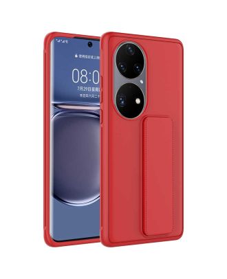 Huawei P50 Pro Case Qstand Matte Soft Hard Silicone