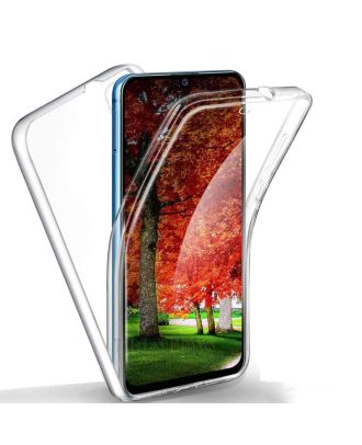 Huawei Y5 2019 Hoesje Voorkant Achterkant Transparante Siliconen Bescherming
