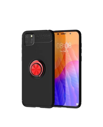 Huawei Y5P Case Ravel Silicone Ring Magnetic