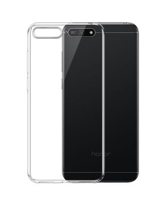 Huawei Y6 2018 hoesje 02 mm siliconen achterkant