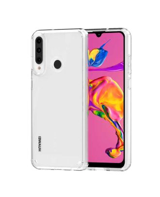 Huawei Y6P Hoesje Coss Transparant Hard Cover+Nano Glass
