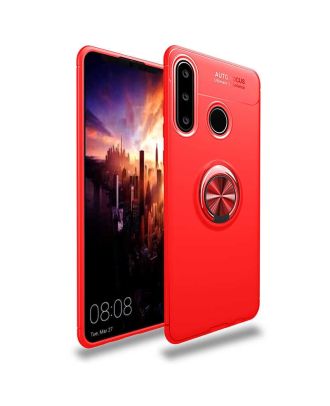 Huawei Y6P Hoesje Ravel Siliconen Ring Magnetisch