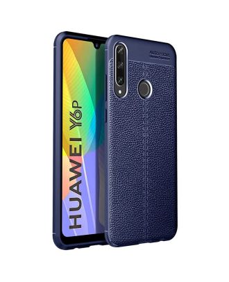 Huawei Y6P Case Niss Silicone Leather Look