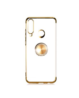 Huawei Y6P Case Gess Ring Magnetic Silicone+Nano Glass