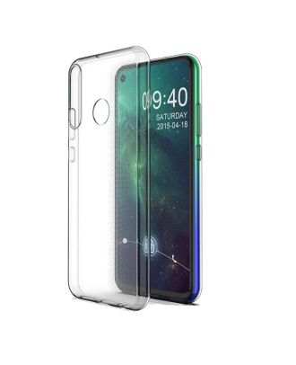 Huawei Y6P Kılıf Süper Silikon Arka Koruma+Nano Glass
