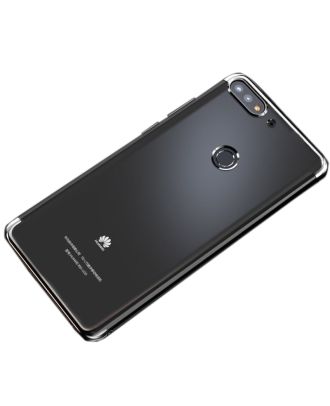 Huawei Y7 2018 Hoesje Gekleurd Siliconen Lux Ontwerp