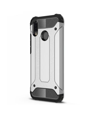 Case for Huawei Y7 2019 Crash Tank Double Layer Protector