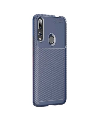 Huawei Y9 Prime 2019 Case Negro Carbon Design Silicone+Nano Glass