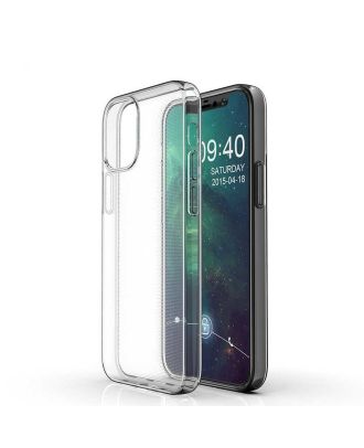 Apple iPhone 12 Kılıf Süper Silikon+Nano Glass