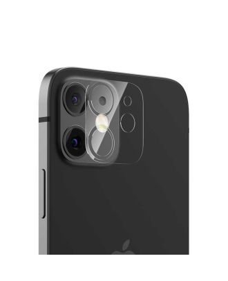 Apple iPhone 12 Cameralens Beschermglas Transparant