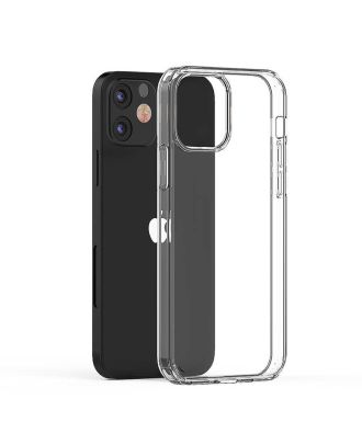 Apple iPhone 12 Case Coss Transparent Hard Cover+Nano Glass