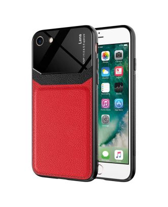 Apple iPhone SE 2020 Case Leather Textured Silicone Stylish Design