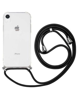 Apple iPhone XR Hoes Nekkoord Verstelbaar Transparante Siliconen