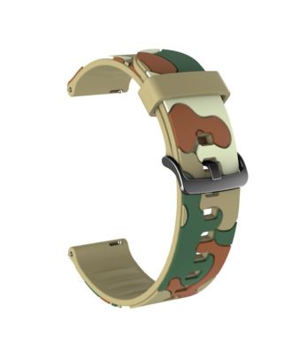 Samsung Watch Gear S3 22mm Kordon Asker Desenli Kançalı