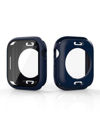 Apple Watch Series 8 41mm Kasa Ve Ekran 360 Derece Koruma Sert Silikon Gard 12