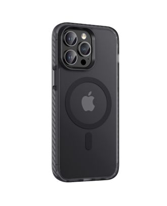 Apple iPhone 14 Pro Max Kılıf Locik Mat Magsafe Şarj Özellikli Kapak