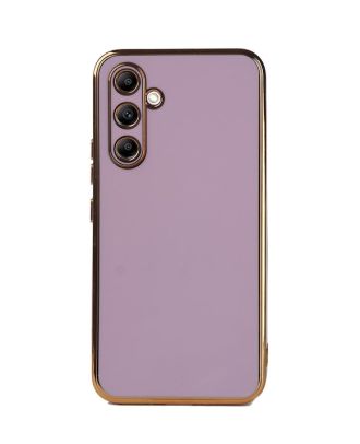 Samsung Galaxy M14 Case Bark Shiny Silicone Rose Colored Edges