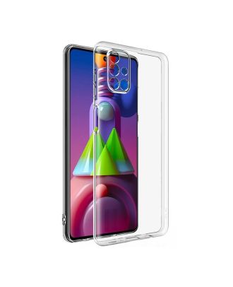 Samsung Galaxy M51 Case Camera Protected Transparent Silicone