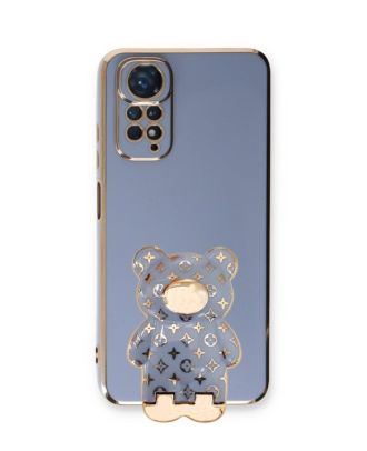 Xiaomi Redmi Note 11S Global Case with Camera Protection Cute Bear Pattern Stand Silicone