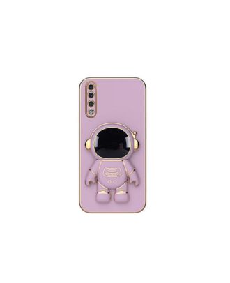 Samsung Galaxy A70 Hoesje Met Camera Bescherming Astronaut Patroon Stand Silicone