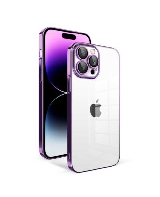 Apple iPhone 14 Pro Max Case Camera Protected Garage Electroplated PC Hard Cover