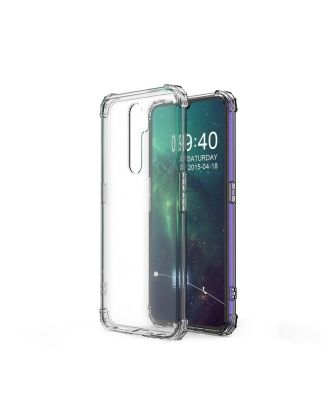 Oppo A5 2020 Kılıf AntiShock Ultra Koruma Sert Kapak+Nano Glass