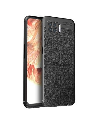 Oppo A73 Case Niss Silicone Leather Look
