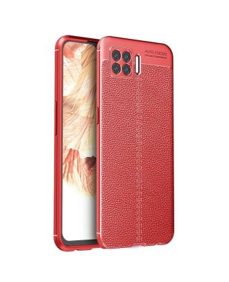 Oppo A73 Case Niss Silicone Leather Look+Nano Glass