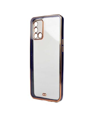 Oppo A74 4G Case Voit Silicone Back Transparent Edge Color