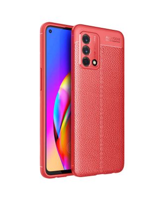 Oppo A74 4G Case Niss Silicone Leather Look+Nano Glass