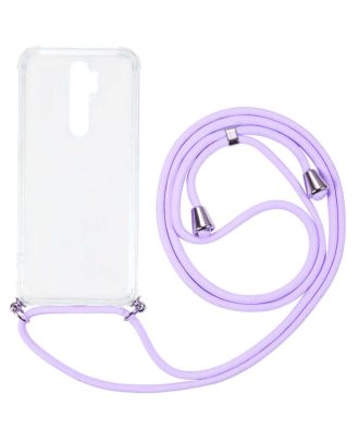 Oppo A9 2020 Case Adjustable Transparent Silicone with Longitudinal Strap