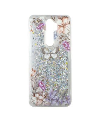 Oppo A9 2020 Case Marshmelo Water Patterned Glittery Silicone
