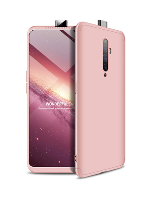 Oppo Reno 2Z Case Ays 3-Piece Open Front Hard Rubber Protection