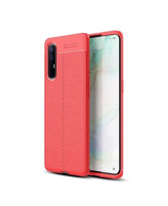 Oppo Reno 3 Pro Case Niss Silicone Leather Look