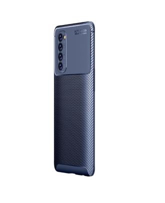 Oppo Reno 4 Pro Case Negro Carbon Design+Full Screen Protector