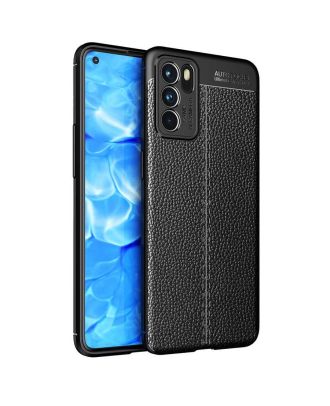 Oppo Reno 6 Case Niss Silicone Leather Look Protected