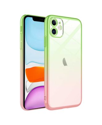 Apple iPhone 11 Case Camera Protected Synchronous Color Transition Hard Cover