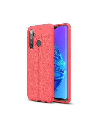 Realme 6i Case Niss Silicone Leather Look