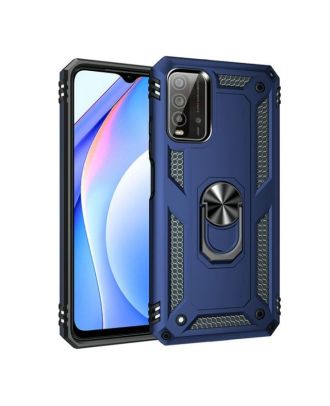 Samsung Galaxy A22 4G Case Vega Tank Stand Ring Magnetic
