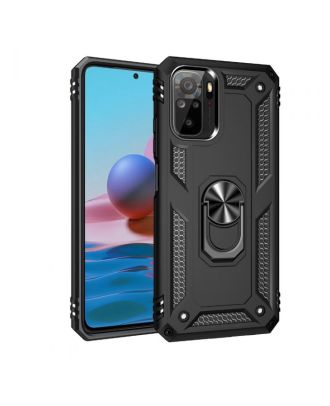 Xiaomi Redmi Note 10S Hoesje Vega Tank Protection Stand Ring Magnetisch