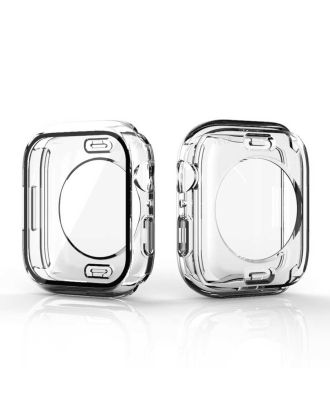 Apple Watch 7 41 mm kast en scherm 360 graden bescherming Harde siliconen Gard 12