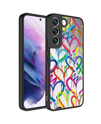 Samsung Galaxy S21 FE Hoesje Mirror Patterned Camera Protected